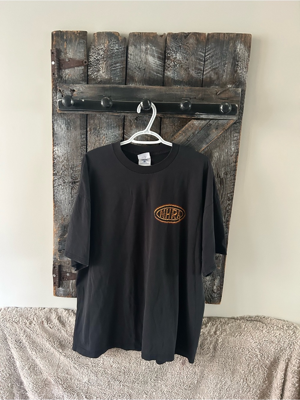 Men's Vintage NHRA Blaze or Glory Black Logo Short-Sleeve Men's T-Shirt